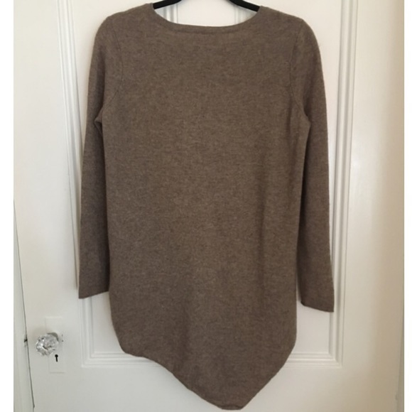 Joie Tambrel Asymmetrical Cashmere Sweater - Picture 3 of 4